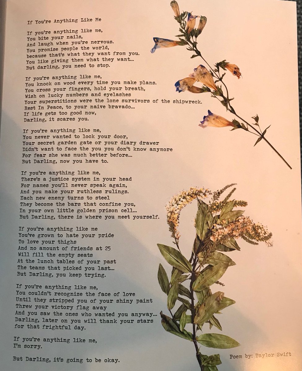 If You're Anything Like Me_by Taylor Swift